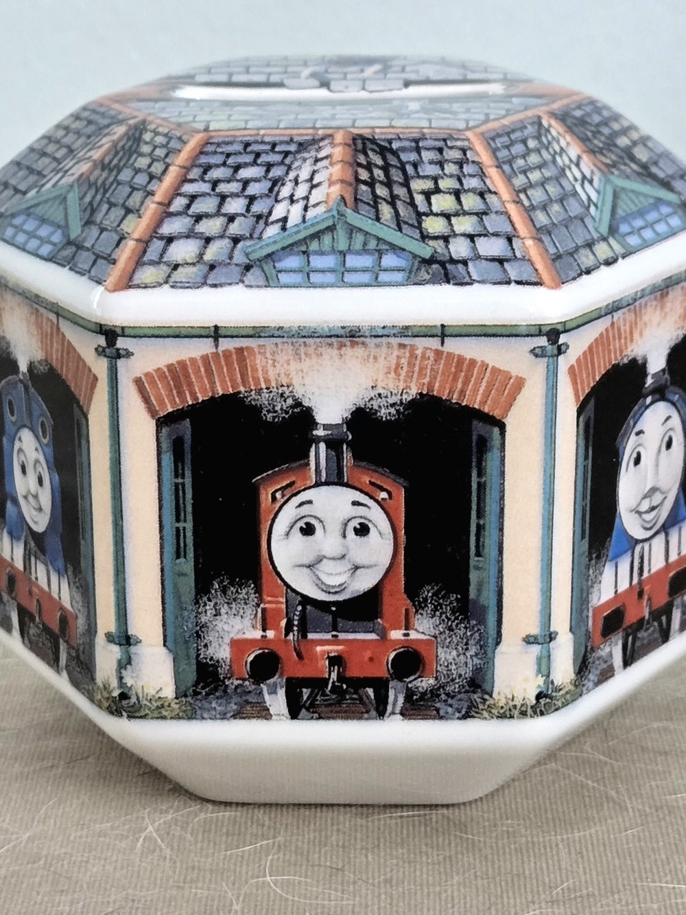 Thomas & Friends Ceramic Tidmouth Sheds Coin Bank